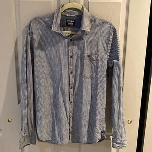 Express Men’s Button Down Long Sleeve Shirt
